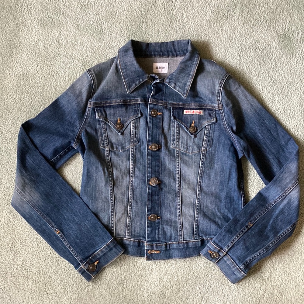 Hudson Jeans Signature Cropped Jean Jacket